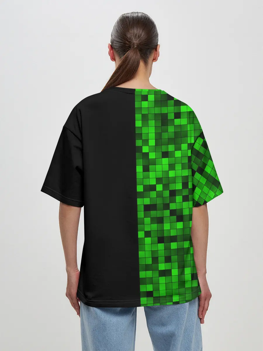 Женская футболка оверсайз / MINECRAFT