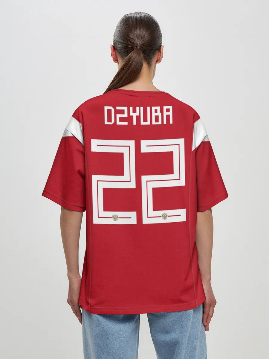 Женская футболка оверсайз / Dzyuba home WC 18-20
