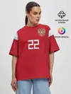 Женская футболка оверсайз / Dzyuba home WC 18-20