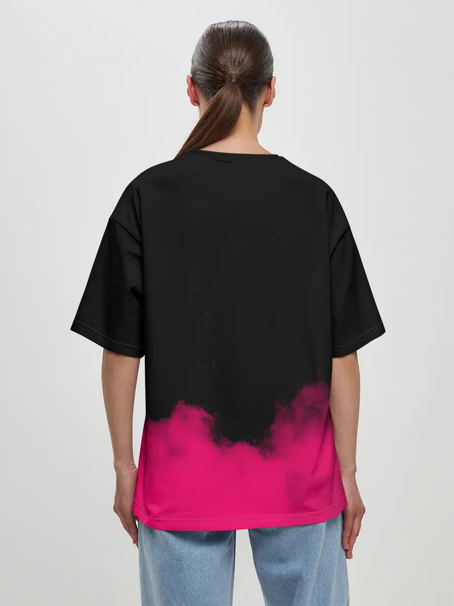 Женская футболка оверсайз / Hazbin Hotel