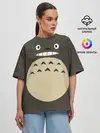 Женская футболка оверсайз / Totoro