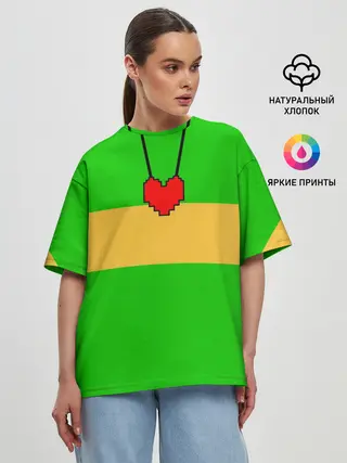 Женская футболка оверсайз / ЧАРА
