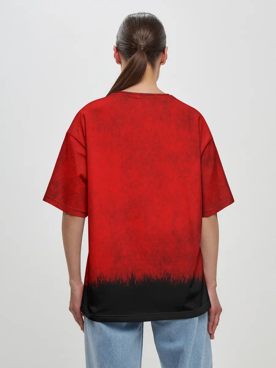 Женская футболка оверсайз / God of War