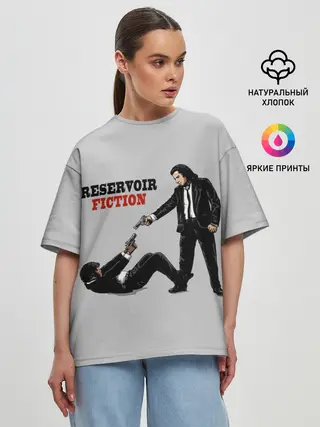 Женская футболка оверсайз / Криминальное Чтиво