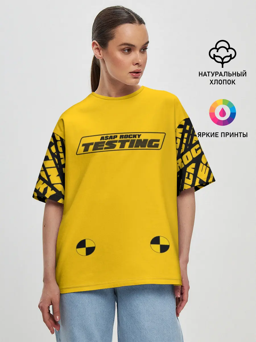 Женская футболка оверсайз / ASAP ROCKY