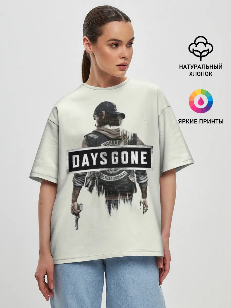 Женская футболка оверсайз / Days Gone Poster
