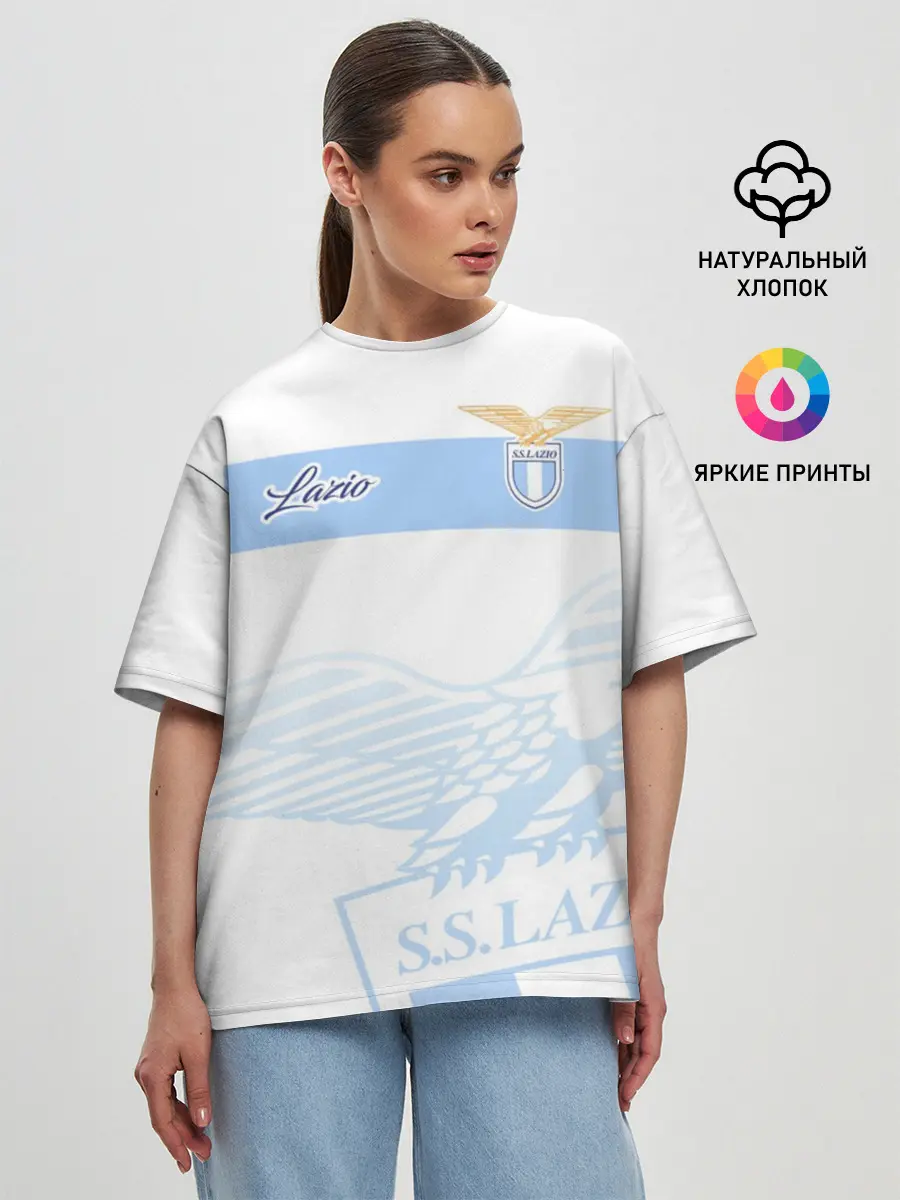 Женская футболка оверсайз / Лацио