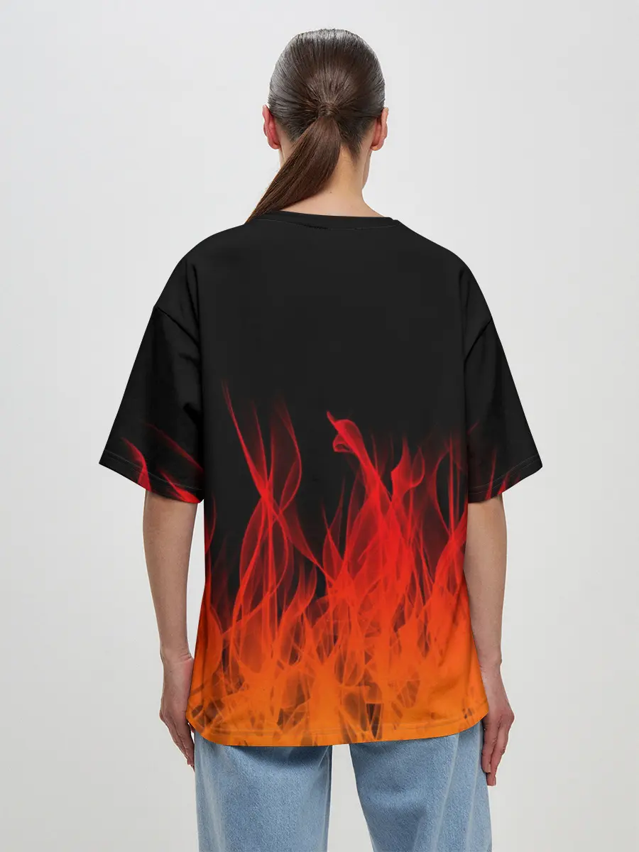 Женская футболка оверсайз / MANOWAR