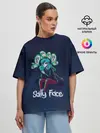 Женская футболка оверсайз / Sally Face