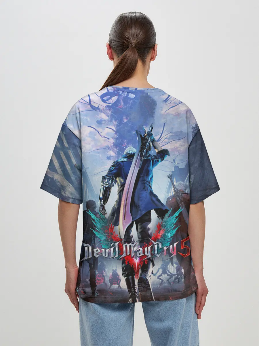 Женская футболка оверсайз / Devil May Cry 5