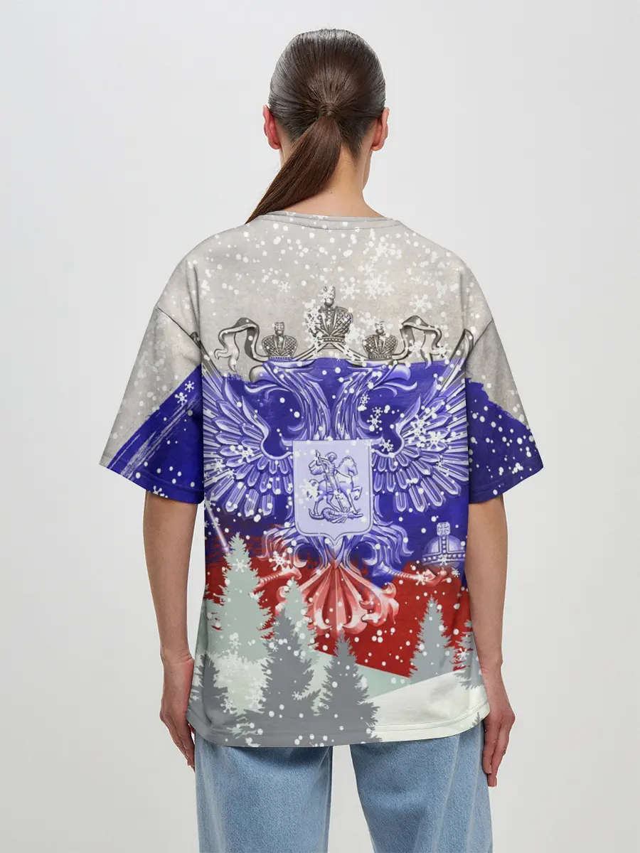 Женская футболка оверсайз / Сборная России