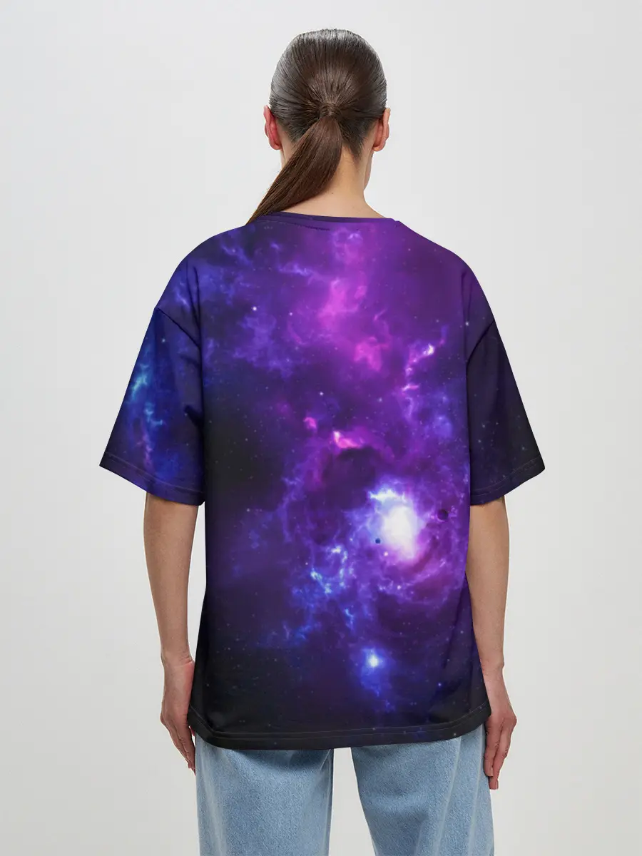 Женская футболка оверсайз / ночная фурия