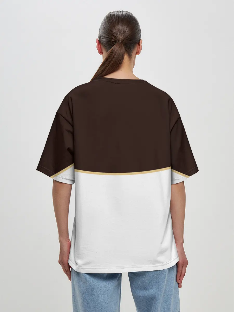 Женская футболка оверсайз / Мантия Чёрный Бык