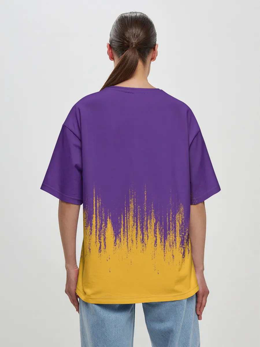 Женская футболка оверсайз / LA LAKERS