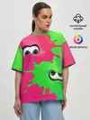 Женская футболка оверсайз / Splatoon 2
