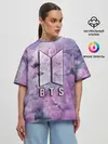 Женская футболка оверсайз / BTS
