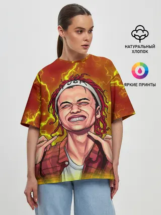 Женская футболка оверсайз / Gone.Fludd