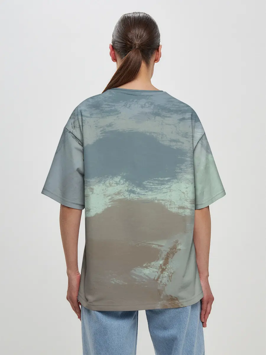 Женская футболка оверсайз / Верные друзья