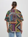 Женская футболка оверсайз / Этнический орнамент