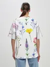Женская футболка оверсайз / Полевые цветы