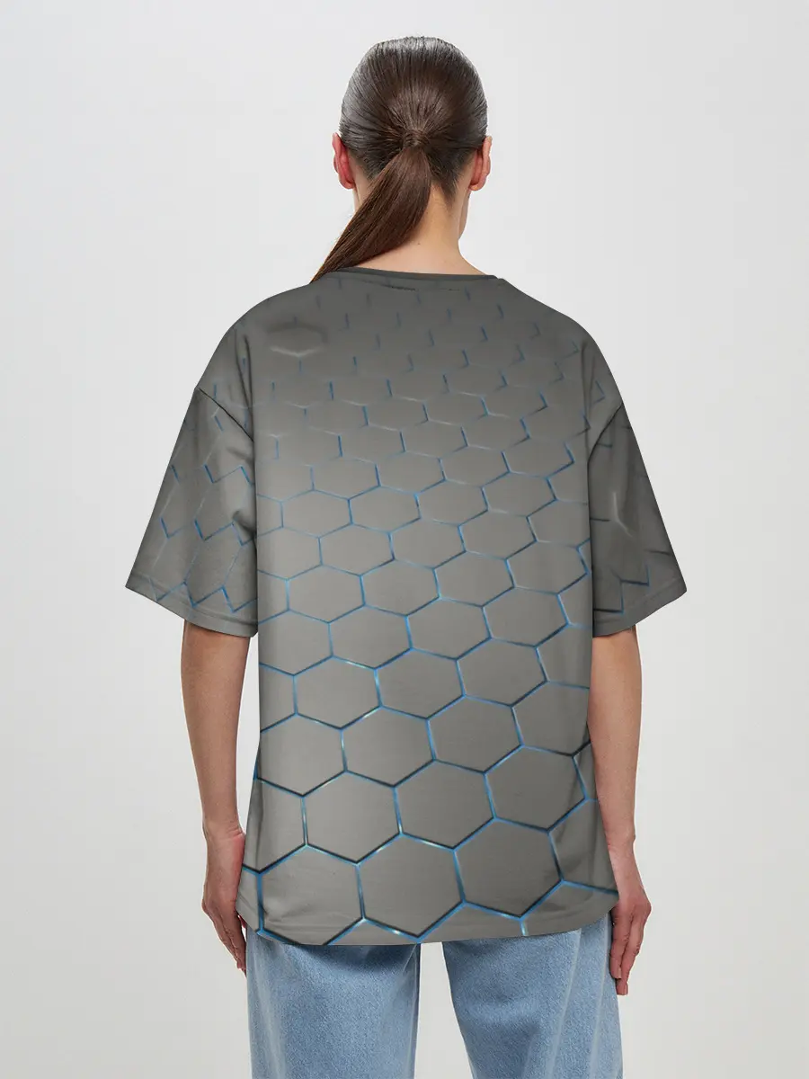 Женская футболка оверсайз / СТАЛЬНЫЕ ГРАНИ