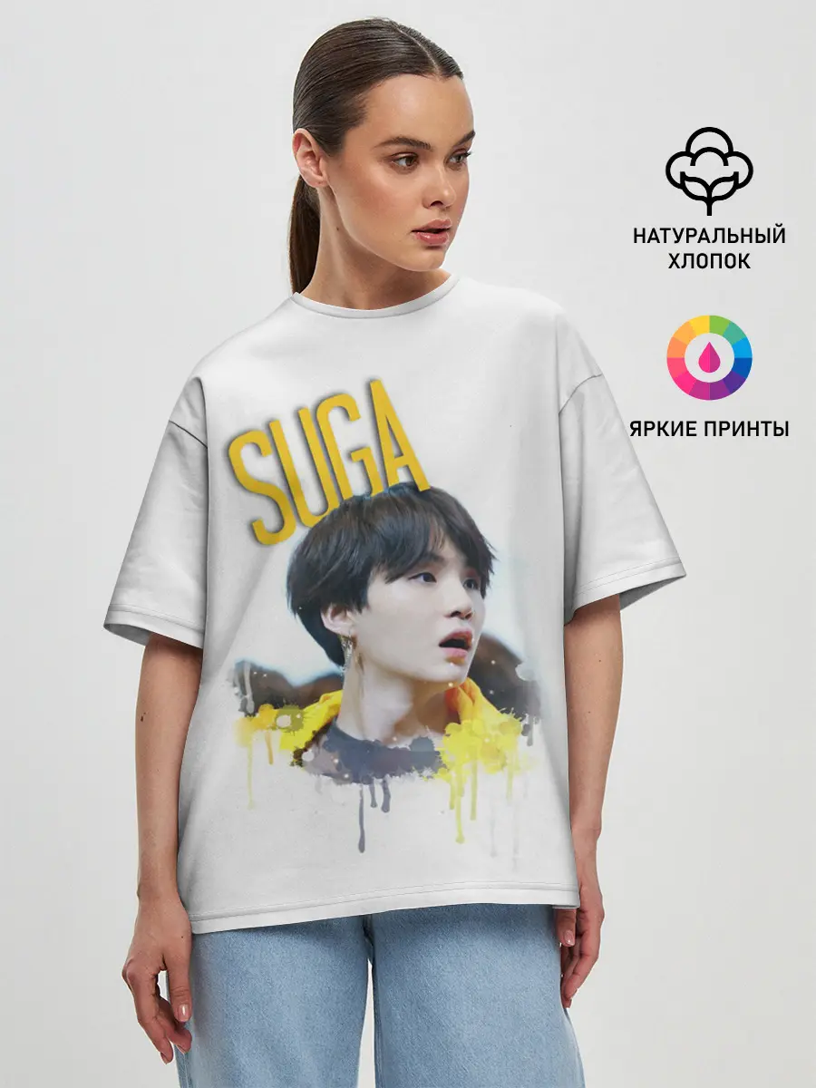 Женская футболка оверсайз / BTS