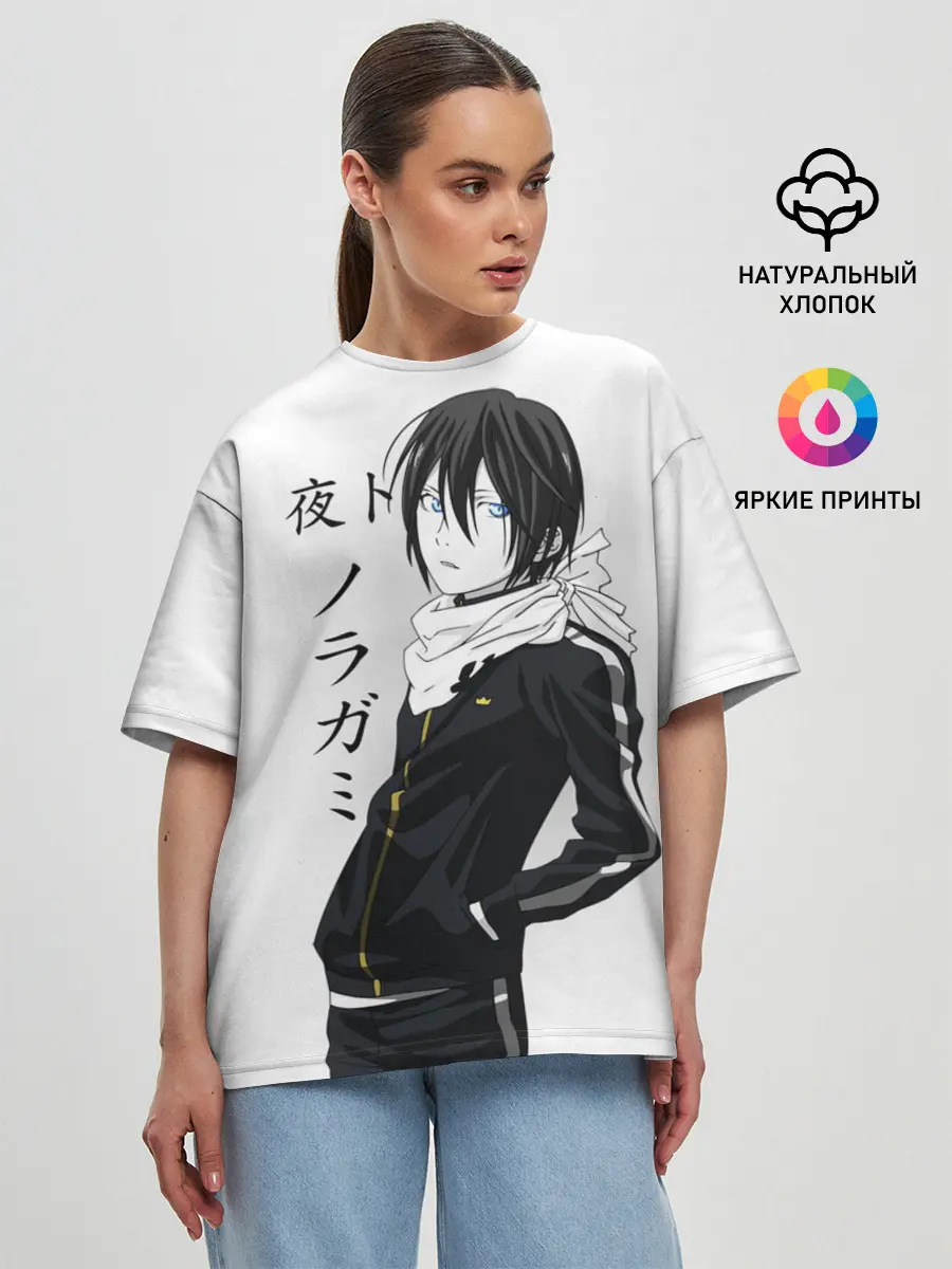 Женская футболка оверсайз / ЯБОКУ. Манга