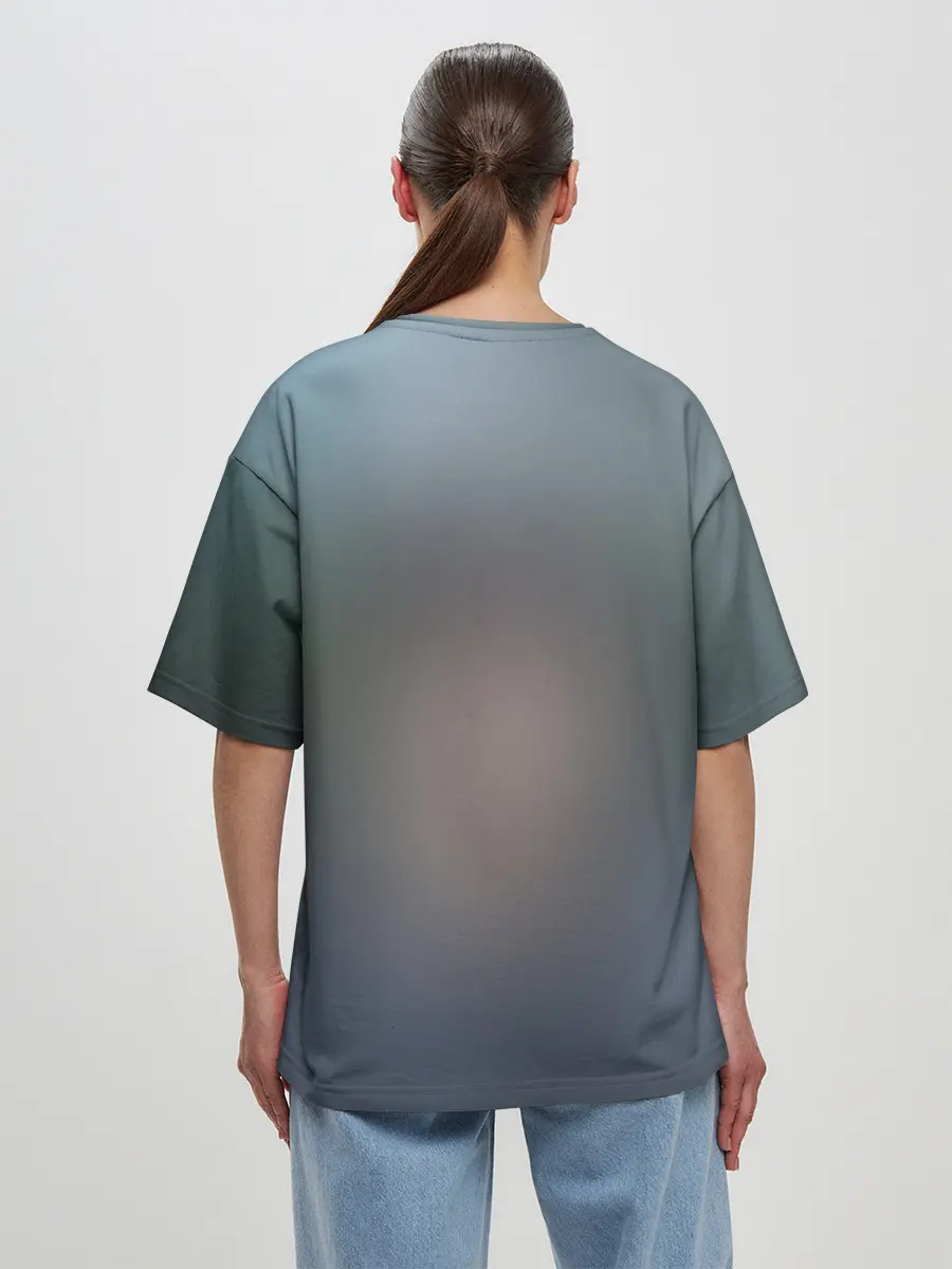 Женская футболка оверсайз / Корейский Поп