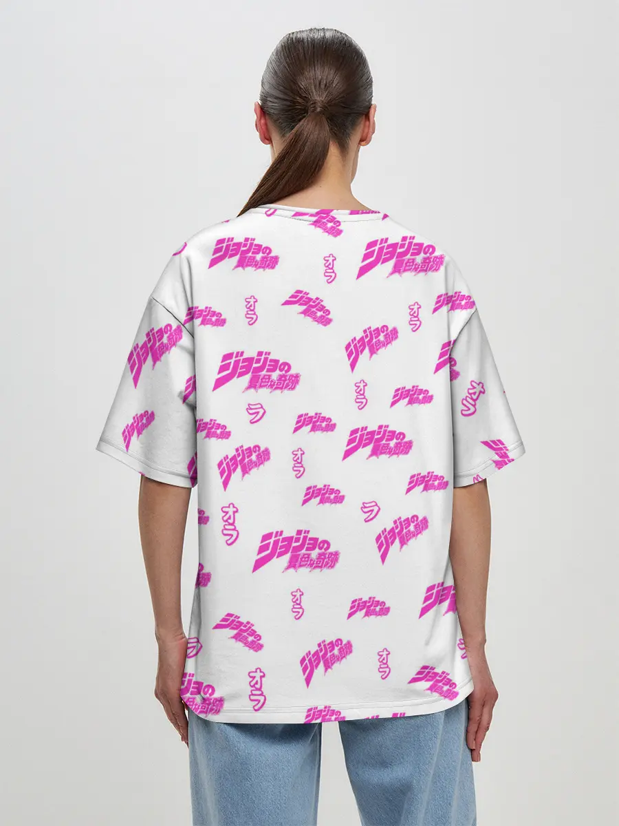 Женская футболка оверсайз / JoJo Bizarre Adventure