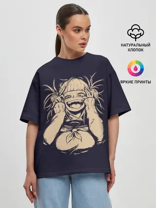 Женская футболка оверсайз / Senpai