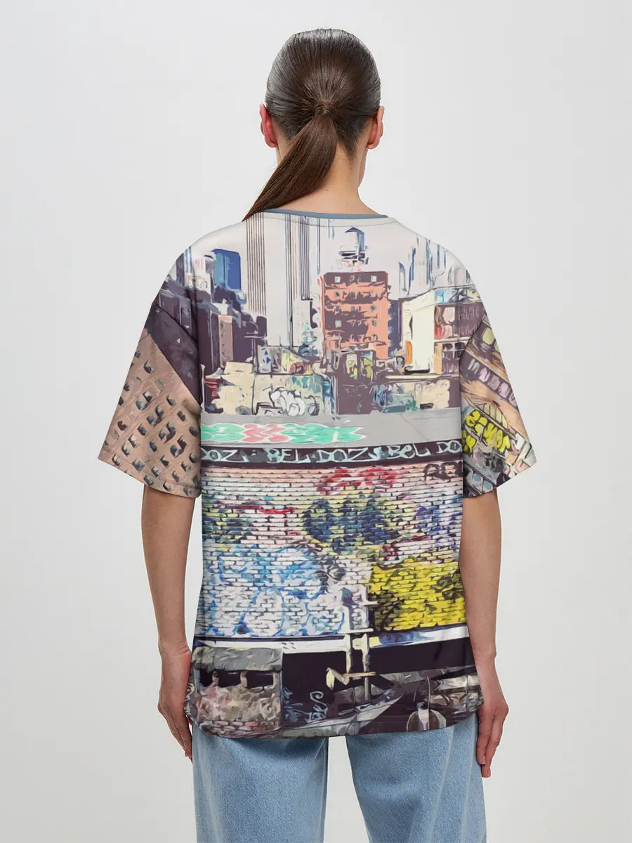 Женская футболка оверсайз / SCARLXRD