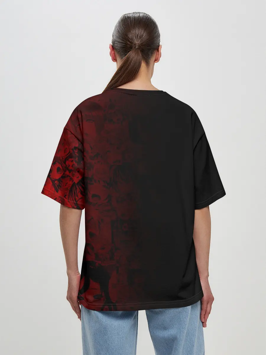 Женская футболка оверсайз / Senpai