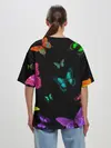 Женская футболка оверсайз / Ночные Бабочки