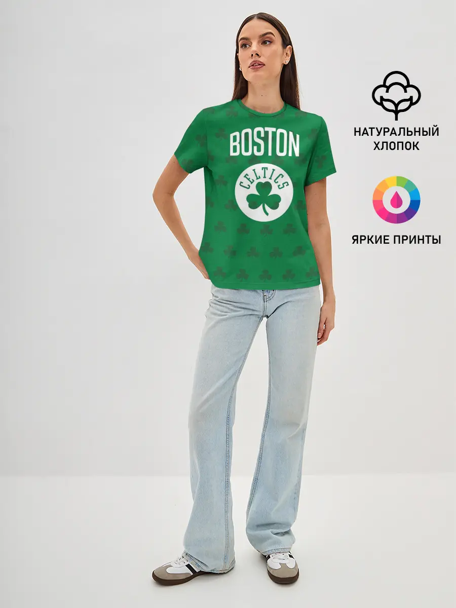 Женская базовая футболка / Boston Celtics