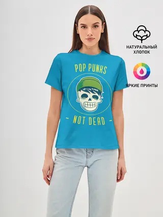 Женская базовая футболка / Pop punk fan