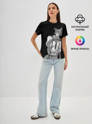 Женская базовая футболка / Выдающиеся звери | Легоси