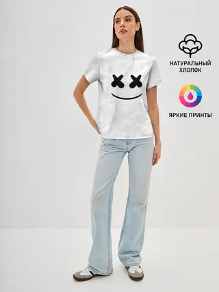 Женская базовая футболка / MARSHMELLO