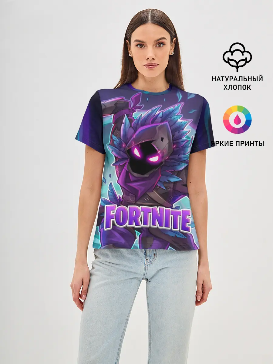 Женская базовая футболка / Fortnite