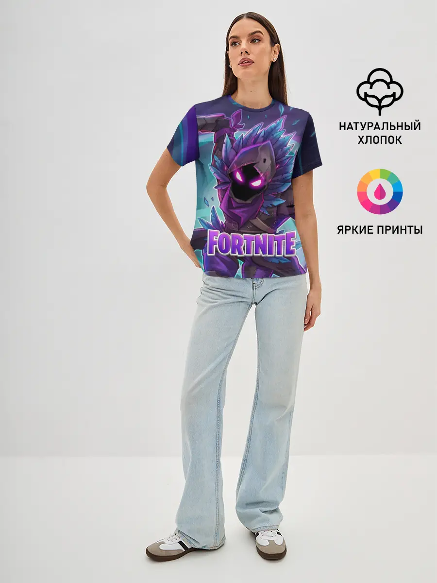 Женская базовая футболка / Fortnite