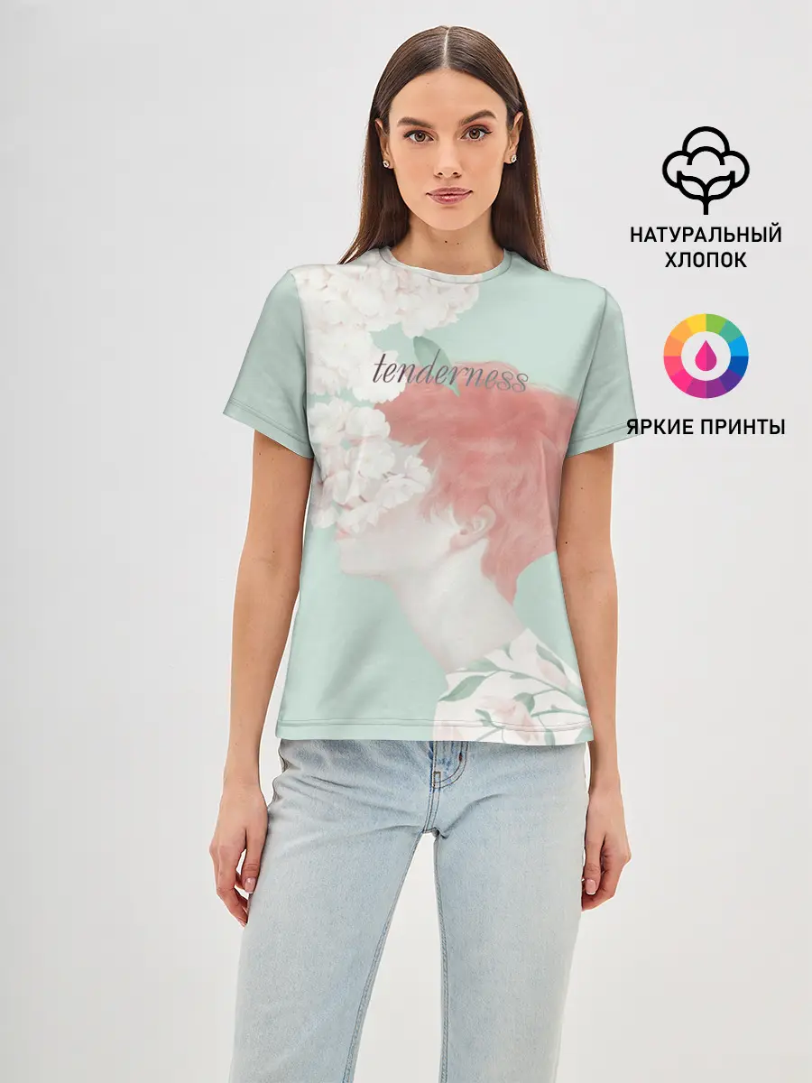 Женская базовая футболка / Нежность