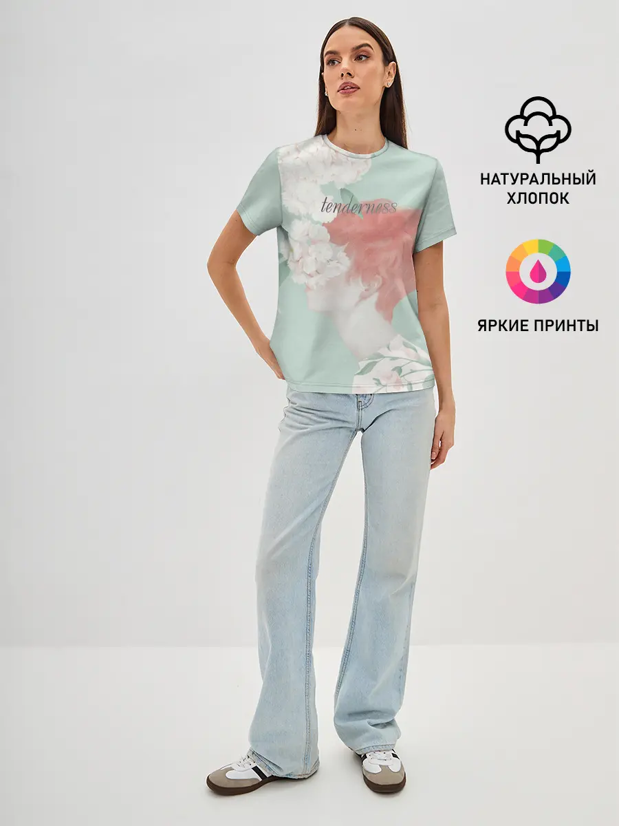 Женская базовая футболка / Нежность