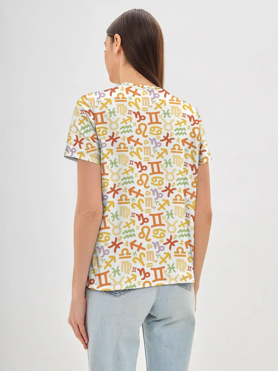 Женская базовая футболка / Знаки Зодиака