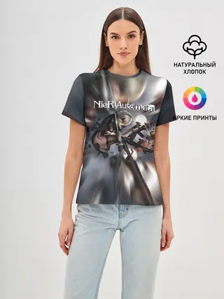 Женская базовая футболка / YoRHa | Nier Automata