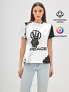 Женская базовая футболка / Peace | Мир