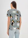 Женская базовая футболка / Собаки Бигли