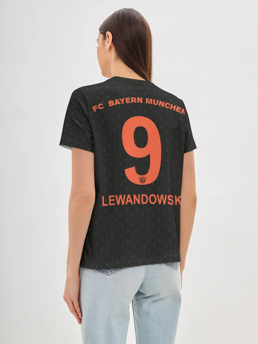 Женская базовая футболка / Lewandowski third 19-20