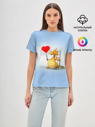 Женская базовая футболка / Dragon doc | Доктор драго