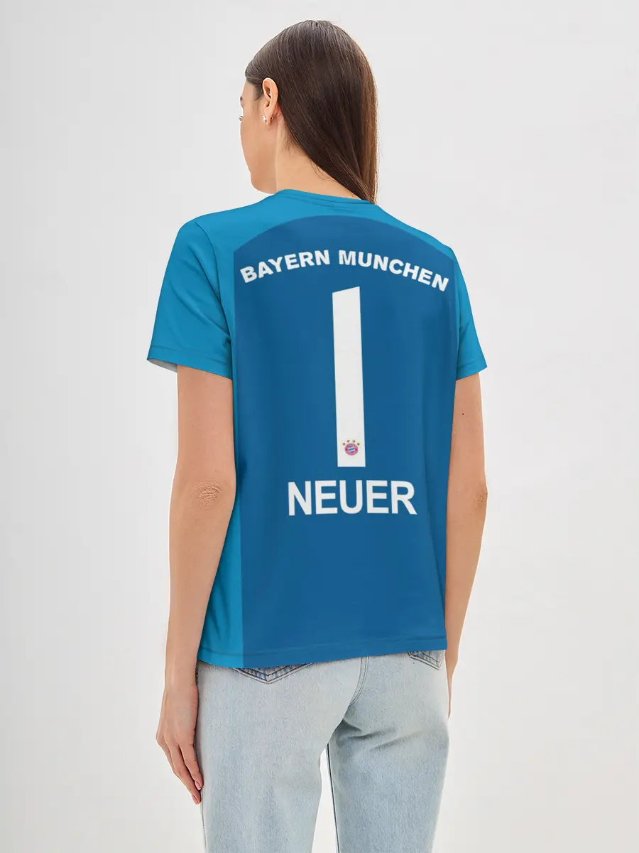 Женская базовая футболка / Neuer home 18-19