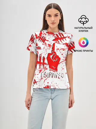 Женская базовая футболка / Dead by Daylight.