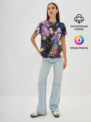 Женская базовая футболка / Шинобу Кочо